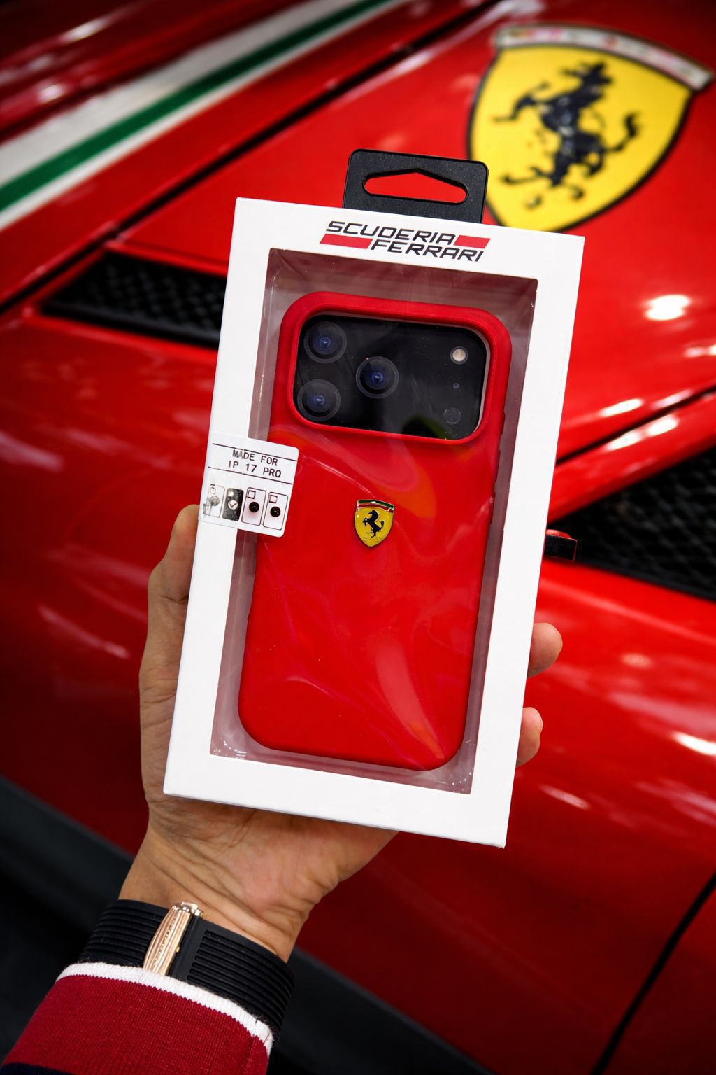 CG FERRARI RED SILICONE CASE
